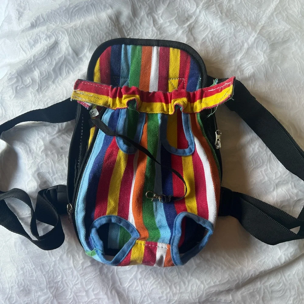 Pet Travel front/back Safety Carrier legs and tail out comfort for small pet&U